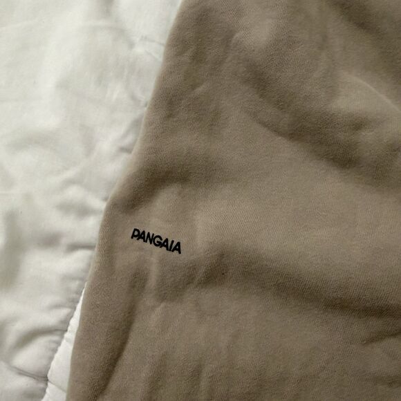 Pangaia Sweatpants Womens XS Stone Beige Organic Cotton 365 Track Drawstring - Picture 6 of 11